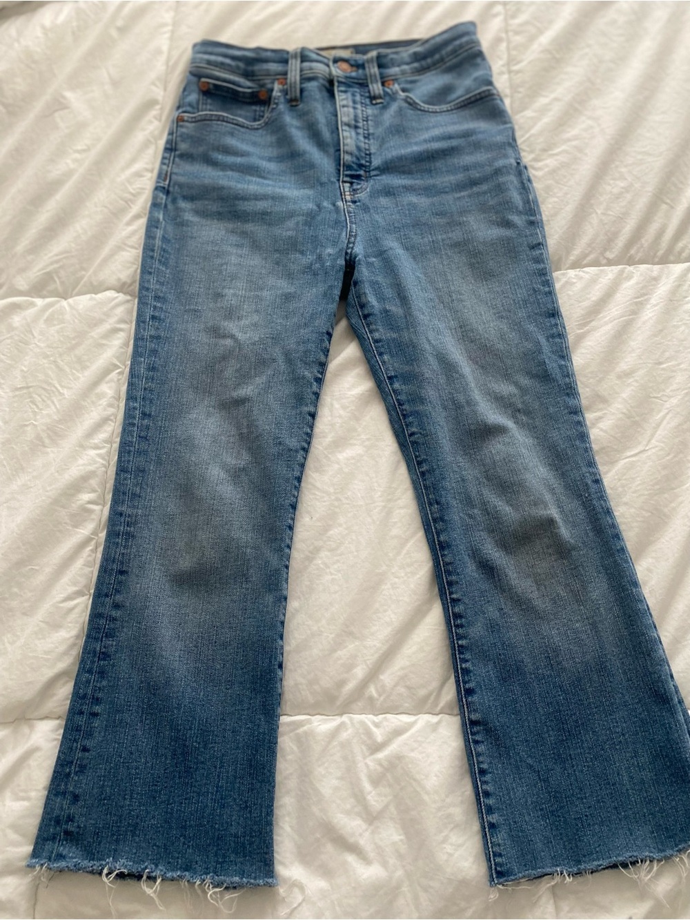 Madewell Light Blue Skinny Flare Jeans